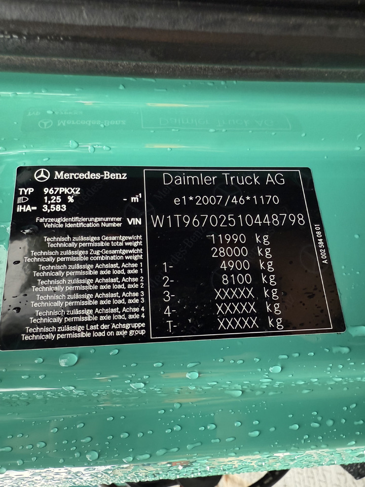 Mercedes-Benz Atego 1227 Kran MKG 96 - Vrachtwagen met open laadbak, Kraanwagen: afbeelding 5 Mercedes-Benz Atego 1227 Kran MKG 96 - Vrachtwagen met open laadbak, Kraanwagen: afbeelding 5