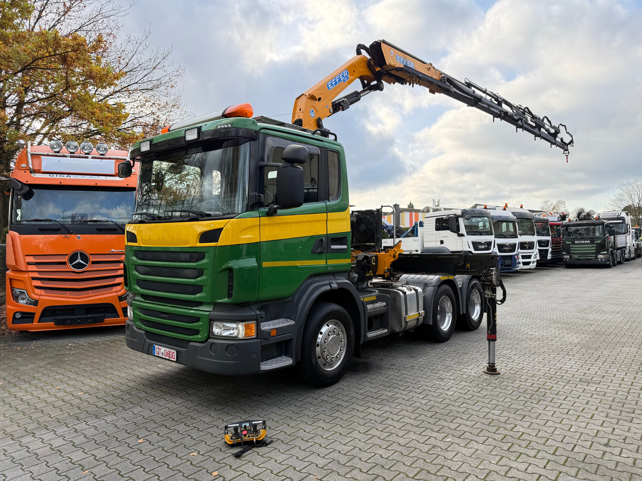 Scania G480 6X4 Kran Effer 255 6S bis 20.5 Meter - Kraanwagen, Trekker: afbeelding 1 Scania G480 6X4 Kran Effer 255 6S bis 20.5 Meter - Kraanwagen, Trekker: afbeelding 1