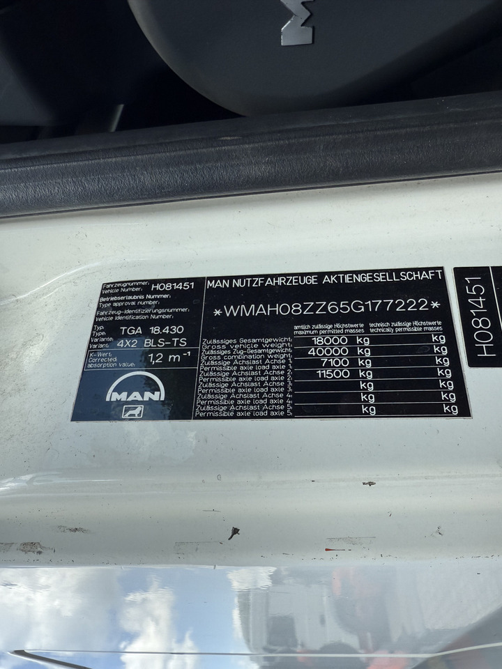 MAN TGA 18.430 Kran Palfinger 16502 bis 26.5 Meter - Trekker: afbeelding 5 MAN TGA 18.430 Kran Palfinger 16502 bis 26.5 Meter - Trekker: afbeelding 5