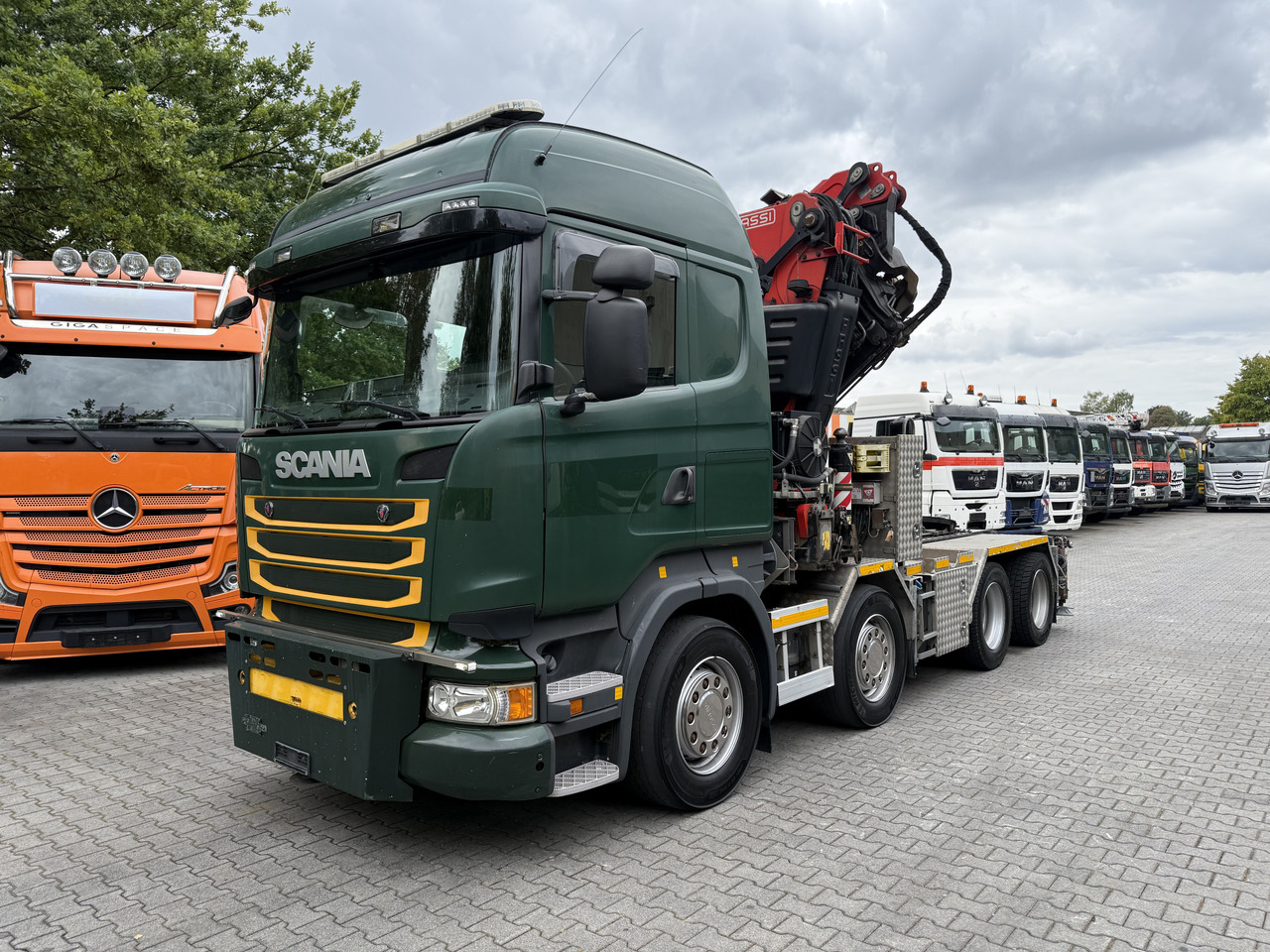 Scania R450 8X4 Kran Fassi F660 bis 34 Meter - Trekker: afbeelding 1 Scania R450 8X4 Kran Fassi F660 bis 34 Meter - Trekker: afbeelding 1