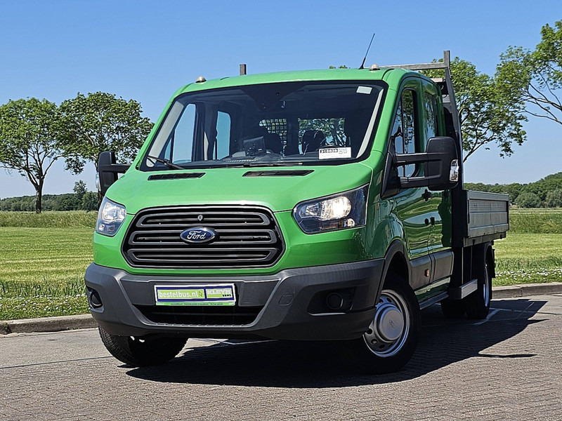 Ford Transit 2.0 DUB.CAB Hiab-Kraan! - Bestelwagen open laadbak: afbeelding 1 Ford Transit 2.0 DUB.CAB Hiab-Kraan! - Bestelwagen open laadbak: afbeelding 1