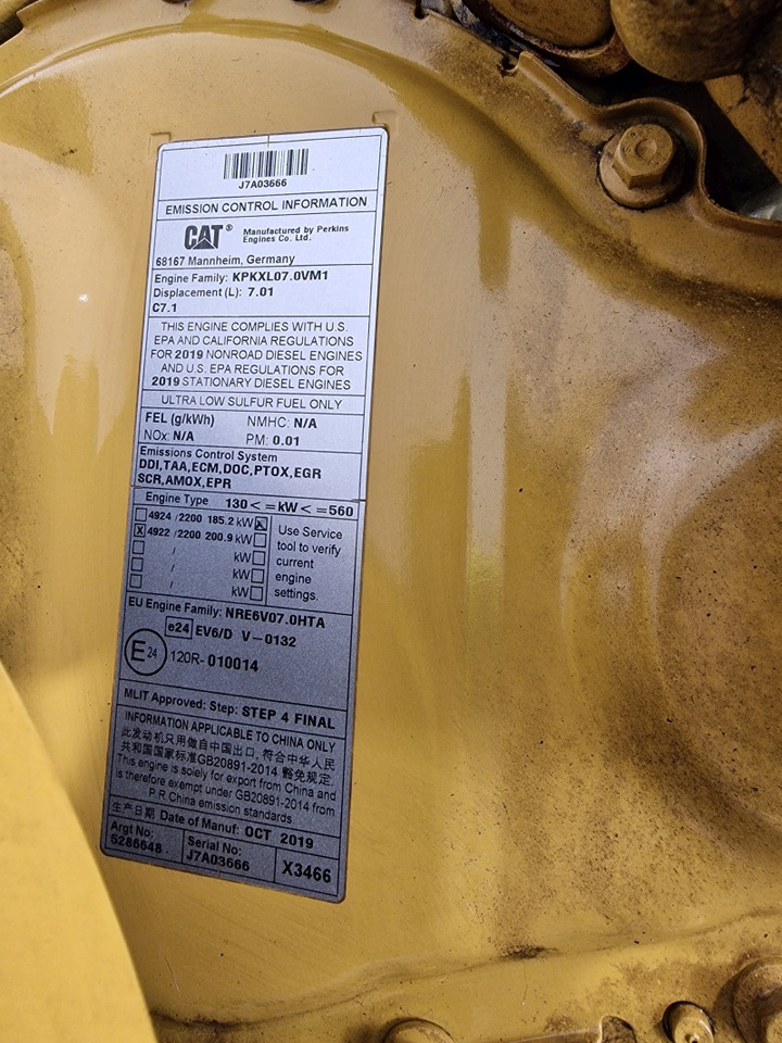 Caterpillar C7.1 950M Wheel Loader Engine (Plant) - Motor voor Bouwmachine: afbeelding 3 Caterpillar C7.1 950M Wheel Loader Engine (Plant) - Motor voor Bouwmachine: afbeelding 3