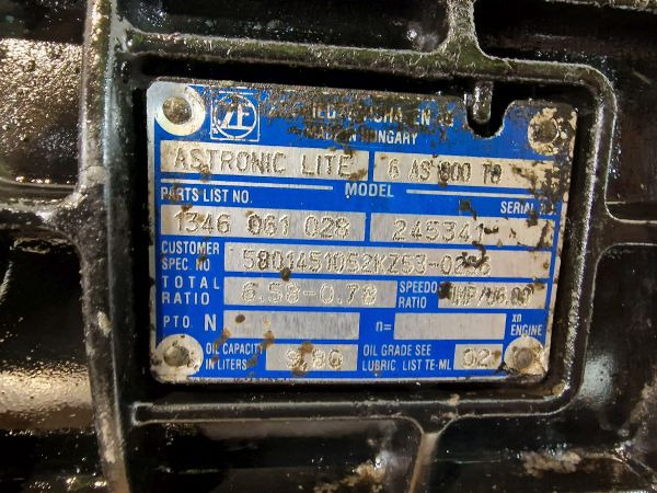 ZF Ecolite 6AS800TO Iveco Spec Gearbox - Versnellingsbak: afbeelding 2 ZF Ecolite 6AS800TO Iveco Spec Gearbox - Versnellingsbak: afbeelding 2