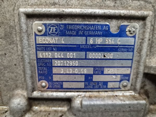 ZF Ecomat 4 6HP554C Gearbox - Versnellingsbak: afbeelding 2 ZF Ecomat 4 6HP554C Gearbox - Versnellingsbak: afbeelding 2