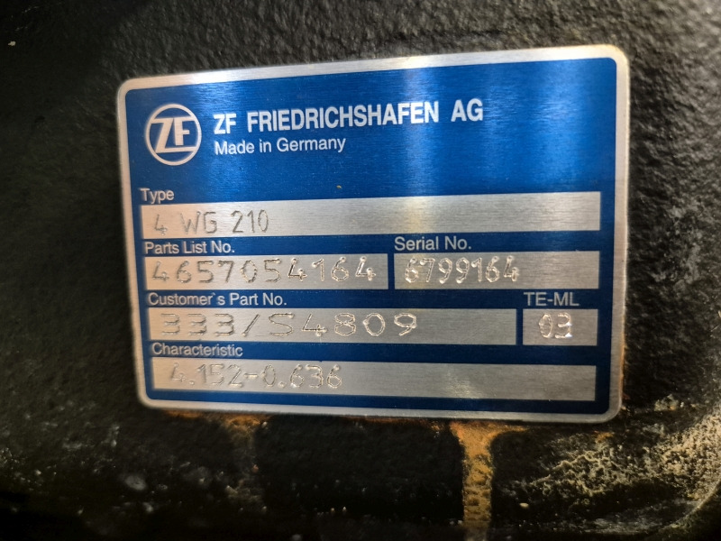 ZF Industrial JCB 4WG210 333/S4809 Gearbox New (Plant) - Versnellingsbak voor Bouwmachine: afbeelding 2 ZF Industrial JCB 4WG210 333/S4809 Gearbox New (Plant) - Versnellingsbak voor Bouwmachine: afbeelding 2