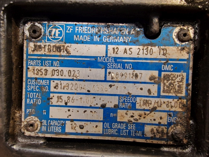 ZF MAN Astronic 12AS2130TD Gearbox - Versnellingsbak: afbeelding 2 ZF MAN Astronic 12AS2130TD Gearbox - Versnellingsbak: afbeelding 2