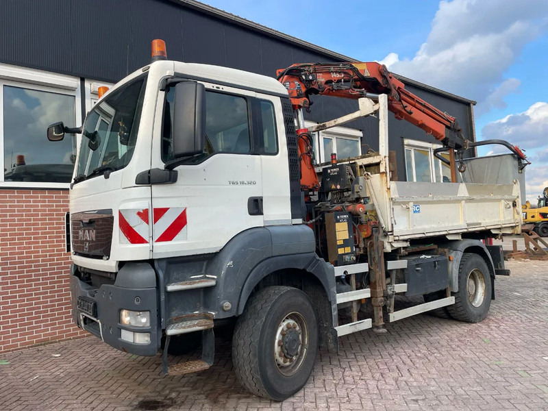 MAN TGS 18.320 - Kipper vrachtwagen, Kraanwagen: afbeelding 1 MAN TGS 18.320 - Kipper vrachtwagen, Kraanwagen: afbeelding 1