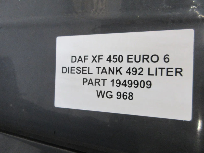 DAF 1949909 DIESELTANK 492 LITER DAF XF 450 EURO 6 MODEL 2021 - Brandstoftank voor Vrachtwagen: afbeelding 5 DAF 1949909 DIESELTANK 492 LITER DAF XF 450 EURO 6 MODEL 2021 - Brandstoftank voor Vrachtwagen: afbeelding 5