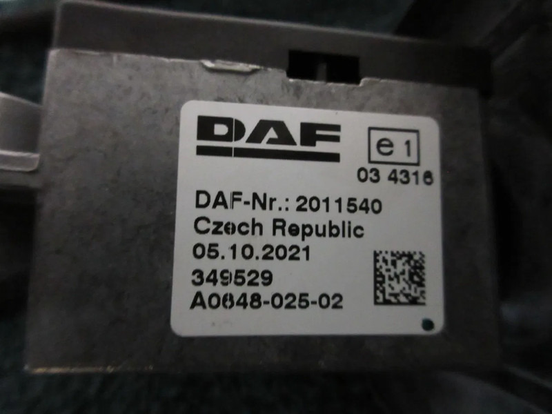 Elektrisch systeem voor Vrachtwagen DAF 2011540 KOLOMSCHAKELAAR DAF CF XF EURO 6 MODEL 2021: afbeelding 6