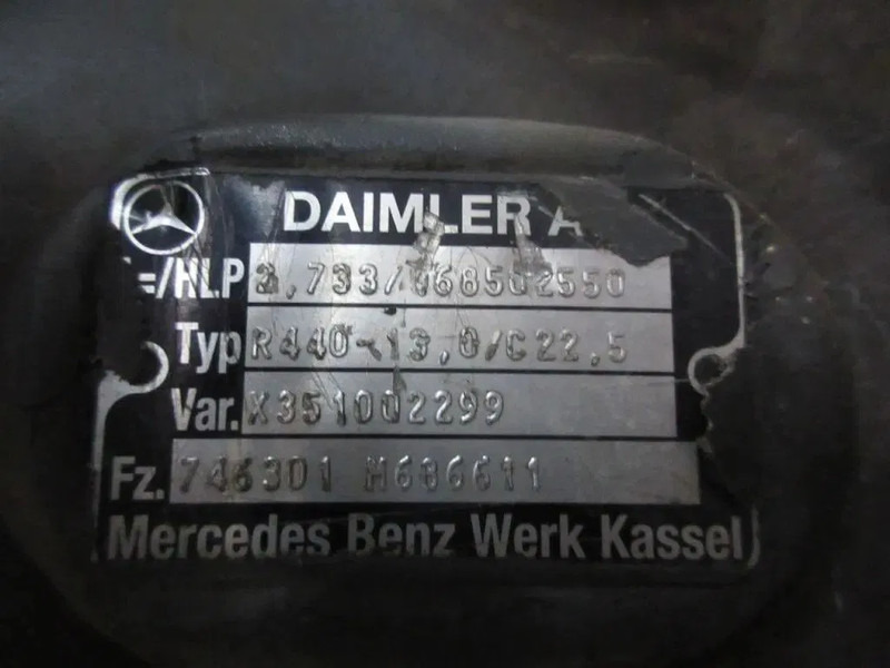 Mercedes-Benz R440-13,0/C22,5 RATIO 2,733 746.301 ACTROS MP 4 1845 EURO 6 - Differentieel voor Vrachtwagen: afbeelding 5 Mercedes-Benz R440-13,0/C22,5 RATIO 2,733 746.301 ACTROS MP 4 1845 EURO 6 - Differentieel voor Vrachtwagen: afbeelding 5