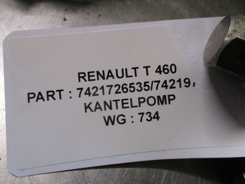 Renault 7421726535 Kantel Pomp - Hydraulica voor Vrachtwagen: afbeelding 3 Renault 7421726535 Kantel Pomp - Hydraulica voor Vrachtwagen: afbeelding 3