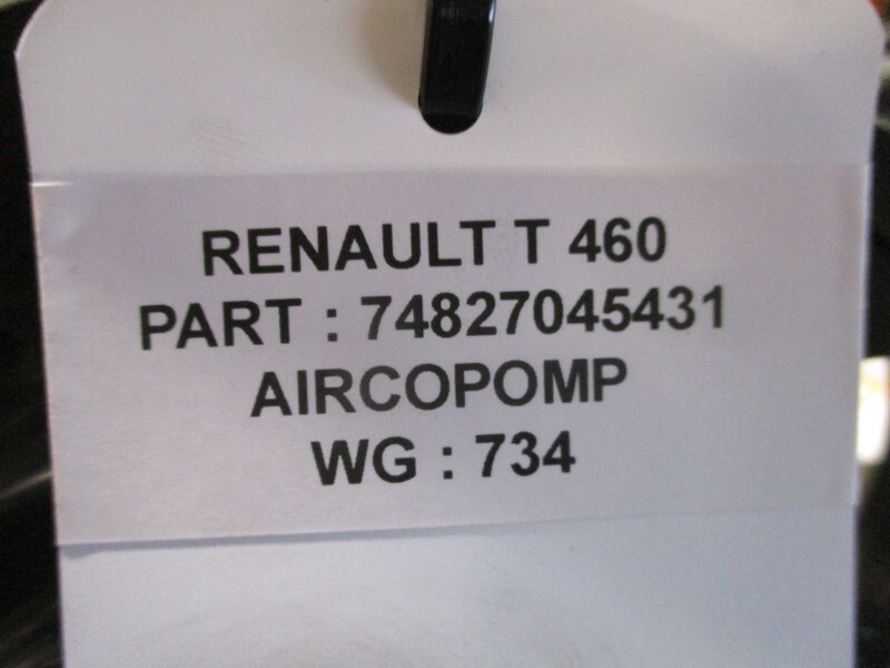 Renault 74827045431 aircopomp T 460 euro 6 - Airco onderdeel voor Vrachtwagen: afbeelding 3 Renault 74827045431 aircopomp T 460 euro 6 - Airco onderdeel voor Vrachtwagen: afbeelding 3