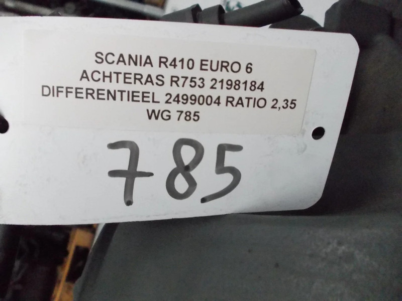 Achterass voor Vrachtwagen Scania 2198184//2547843//574627 RATIO 2,35:1 R753 2020: afbeelding 6