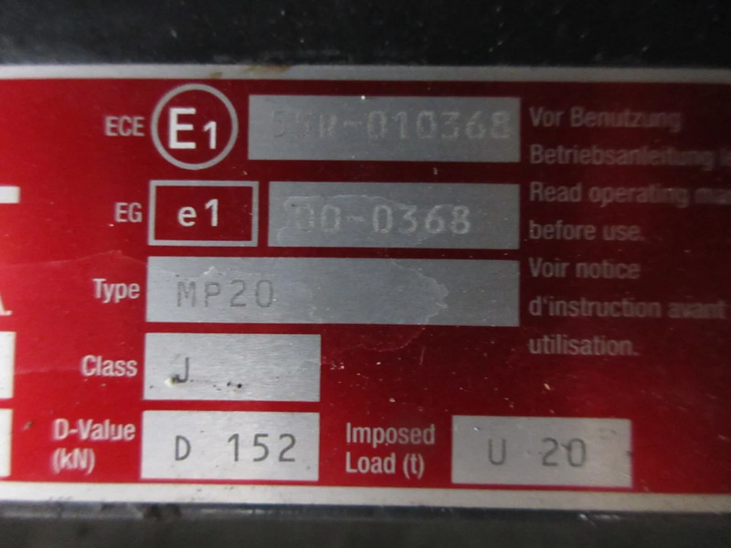 Jost 81.42710-6303// JOST D 152//MP20// 81.42710-6303// JOST D 152//MP20// MAN 18.420 EURO 6 MODEL 2020 - Koppelschotel voor Vrachtwagen: afbeelding 5 Jost 81.42710-6303// JOST D 152//MP20// 81.42710-6303// JOST D 152//MP20// MAN 18.420 EURO 6 MODEL 2020 - Koppelschotel voor Vrachtwagen: afbeelding 5