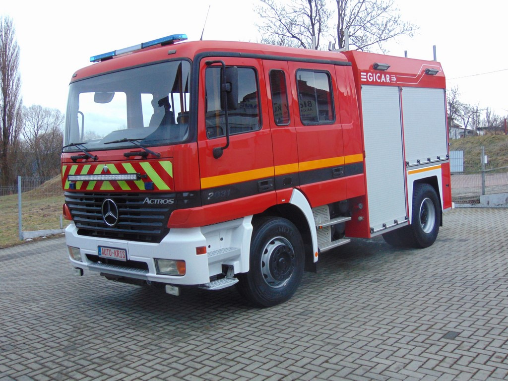 MERCEDES-BENZ Actros 2031 V8 GICAR - Brandweerwagen: afbeelding 1 MERCEDES-BENZ Actros 2031 V8 GICAR - Brandweerwagen: afbeelding 1