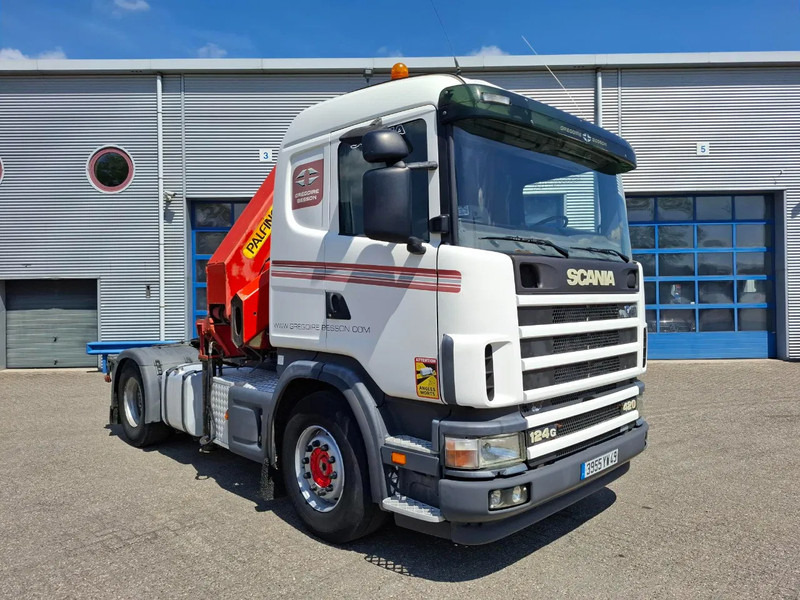 Scania 124G-420 / RETARDER / PALFINGER PK32080 / DOUBLE TANK / AIRCO / GOOD CONDITION / MANUAL / EURO-3 / 2004 - Kraanwagen: afbeelding 4 Scania 124G-420 / RETARDER / PALFINGER PK32080 / DOUBLE TANK / AIRCO / GOOD CONDITION / MANUAL / EURO-3 / 2004 - Kraanwagen: afbeelding 4