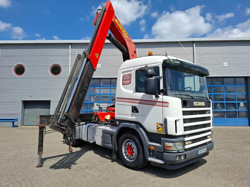 Scania 124G-420 / RETARDER / PALFINGER PK32080 / DOUBLE TANK / AIRCO / GOOD CONDITION / MANUAL / EURO-3 / 2004 - Kraanwagen: afbeelding 3 Scania 124G-420 / RETARDER / PALFINGER PK32080 / DOUBLE TANK / AIRCO / GOOD CONDITION / MANUAL / EURO-3 / 2004 - Kraanwagen: afbeelding 3