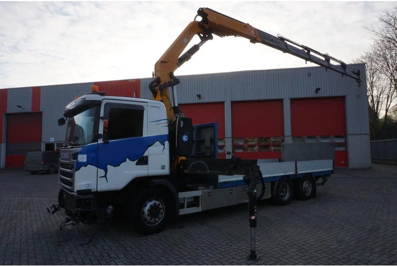 Scania G490 / ENGINE RUNNING / RETARDER / EFFER 255-5S CRANE REMOTE / PLATFORM / FULL-AIR / AUTOMATIC / EURO-6 / 2014 - Kraanwagen: afbeelding 2 Scania G490 / ENGINE RUNNING / RETARDER / EFFER 255-5S CRANE REMOTE / PLATFORM / FULL-AIR / AUTOMATIC / EURO-6 / 2014 - Kraanwagen: afbeelding 2