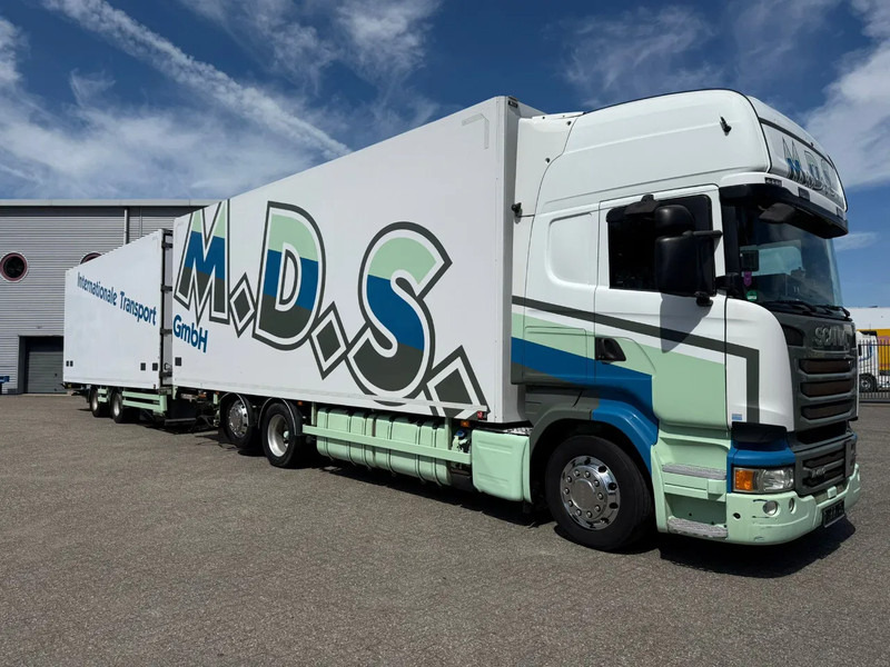 Scania R450 / RETARDER / ISOLATED GERMAN FLOWER COMBI / THROUGH-LOADING SYSTEM / SMART TACHO / 2XPLATFORM / LIFT+LENKACHSE / LWDS / EUR - Koelwagen vrachtwagen: afbeelding 2 Scania R450 / RETARDER / ISOLATED GERMAN FLOWER COMBI / THROUGH-LOADING SYSTEM / SMART TACHO / 2XPLATFORM / LIFT+LENKACHSE / LWDS / EUR - Koelwagen vrachtwagen: afbeelding 2