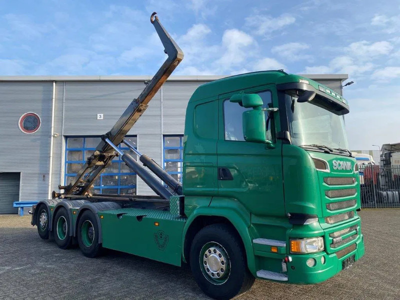 Scania R520 V8 / 8X4 / BIG AXLE / AJK HOOKLIFT 30TON / LIFT+LENKACHSE / NAVI / LEATHER / FULL-AIR / AUTOMATIC / EURO-6 / 2015 - Haakarmsysteem vrachtwagen: afbeelding 2 Scania R520 V8 / 8X4 / BIG AXLE / AJK HOOKLIFT 30TON / LIFT+LENKACHSE / NAVI / LEATHER / FULL-AIR / AUTOMATIC / EURO-6 / 2015 - Haakarmsysteem vrachtwagen: afbeelding 2