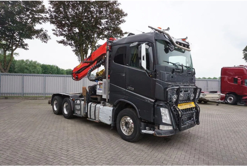 Volvo FH16-750 / ENGINE RUNNING / 6x4 / RETARDER / BIG AXLE / VEB+ / PALFINGER FD250 / EURO-6 / 2016 - Houttransport, Kraanwagen: afbeelding 3 Volvo FH16-750 / ENGINE RUNNING / 6x4 / RETARDER / BIG AXLE / VEB+ / PALFINGER FD250 / EURO-6 / 2016 - Houttransport, Kraanwagen: afbeelding 3