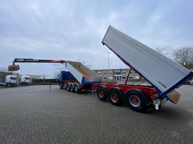 Kraanwagen Volvo FH4-500 / HMF 3220K-RC / REMOTE / ROTATOR / 3SIDE TIPPER / DYNAMIC STEERING / ONLY:302623 KM / AUTOMATIC / EURO-6 / 2017: afbeelding 5
