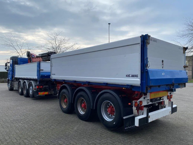 Kraanwagen Volvo FH4-500 / HMF 3220K-RC / REMOTE / ROTATOR / 3SIDE TIPPER / DYNAMIC STEERING / ONLY:302623 KM / AUTOMATIC / EURO-6 / 2017: afbeelding 13
