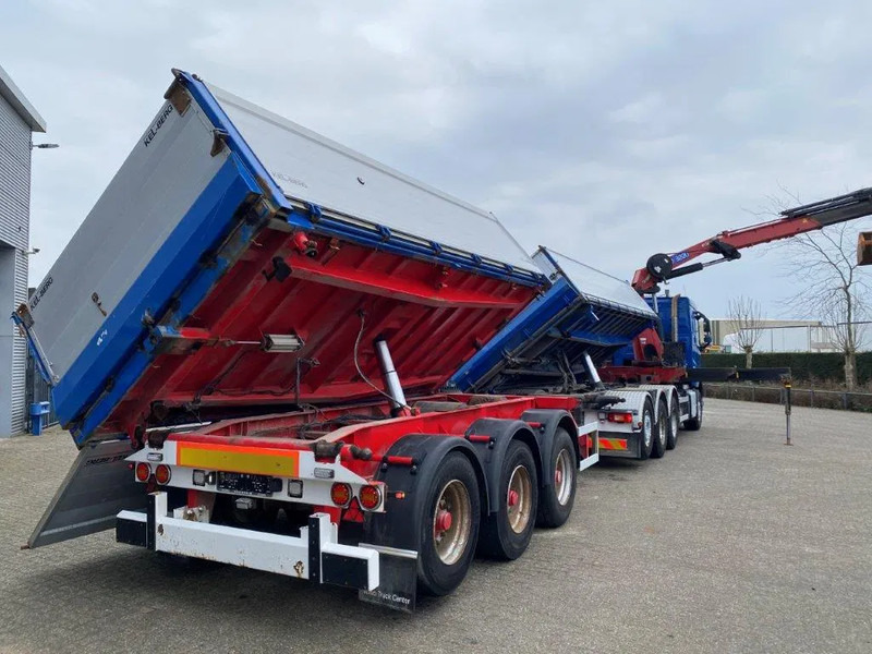 Kraanwagen Volvo FH4-500 / HMF 3220K-RC / REMOTE / ROTATOR / 3SIDE TIPPER / DYNAMIC STEERING / ONLY:302623 KM / AUTOMATIC / EURO-6 / 2017: afbeelding 9