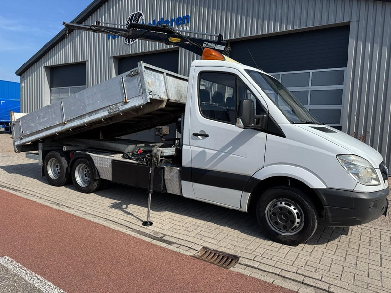 Mercedes-Benz Sprinter 516 CDI Clixtar, HIAB Kraan/Crane/Kran/Grua, Kipper - Kipper bestelwagen: afbeelding 2 Mercedes-Benz Sprinter 516 CDI Clixtar, HIAB Kraan/Crane/Kran/Grua, Kipper - Kipper bestelwagen: afbeelding 2