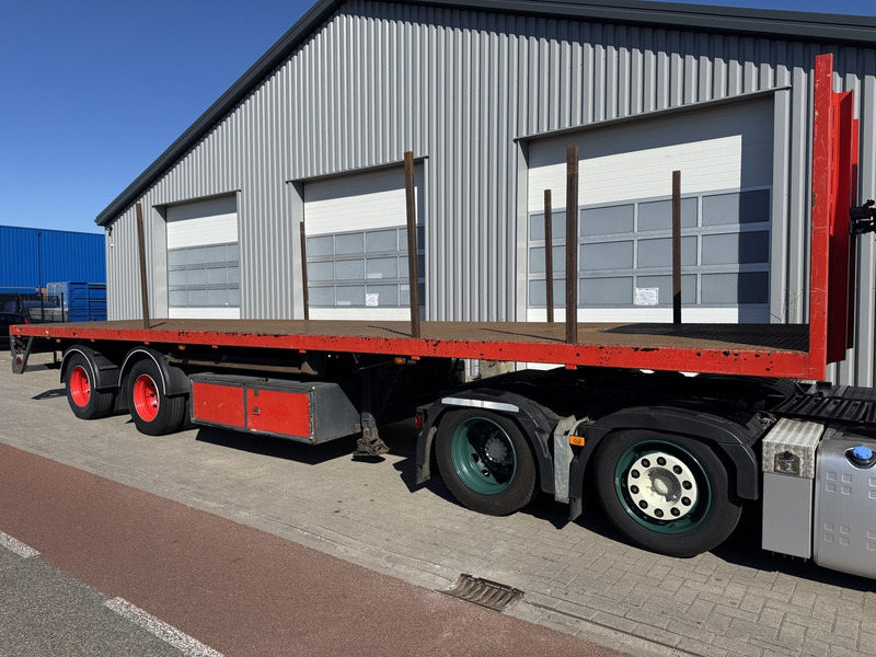 Samro 233 DCR, Kooi-aap, Power Steering, Lift Axle - Open bak met boorden oplegger: afbeelding 1 Samro 233 DCR, Kooi-aap, Power Steering, Lift Axle - Open bak met boorden oplegger: afbeelding 1