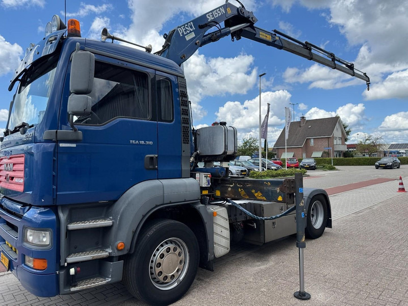 MAN TGA 18.310, Crane Pesci SE155N/4, Manual Kran, Grua, Grue, Kraan - Trekker: afbeelding 5 MAN TGA 18.310, Crane Pesci SE155N/4, Manual Kran, Grua, Grue, Kraan - Trekker: afbeelding 5