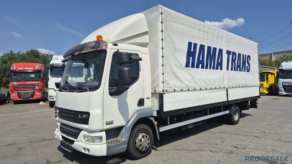 DAF FA LF 45.220 G12 EURO 5/EEV - valník s plachtou + hydraulické čelo BÄR - Schuifzeilen vrachtwagen: afbeelding 2 DAF FA LF 45.220 G12 EURO 5/EEV - valník s plachtou + hydraulické čelo BÄR - Schuifzeilen vrachtwagen: afbeelding 2