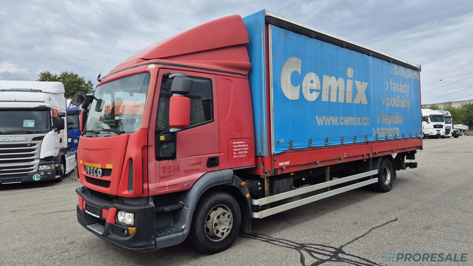 IVECO EUROCARGO ML 140E28 EURO 5 - valník s plachtou + hydraulické čelo 1,5 t - Schuifzeilen vrachtwagen: afbeelding 2 IVECO EUROCARGO ML 140E28 EURO 5 - valník s plachtou + hydraulické čelo 1,5 t - Schuifzeilen vrachtwagen: afbeelding 2