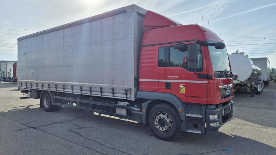 MAN TGM 18.320 EURO 6 valník s plachtou - Schuifzeilen vrachtwagen: afbeelding 1 MAN TGM 18.320 EURO 6 valník s plachtou - Schuifzeilen vrachtwagen: afbeelding 1