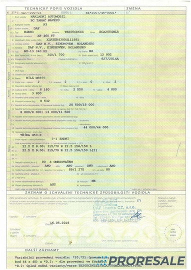 Trekker DAF XF 460 FT SSC EURO 6: afbeelding 13