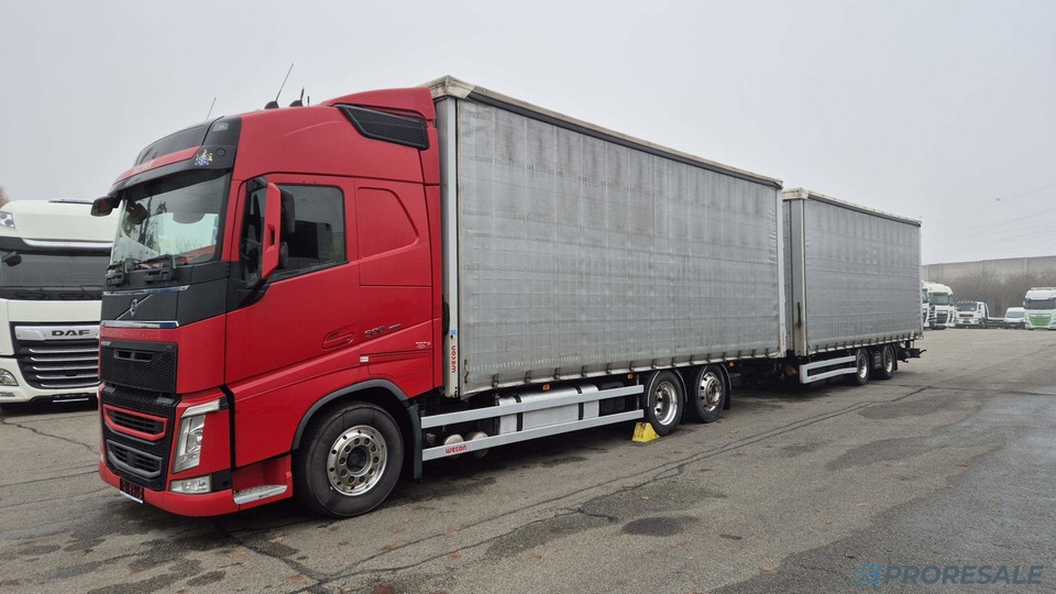 VOLVO FH 500 GLOBE XL EURO 6 - velkoobjemová souprava - prodejné jen s přívěsem WECON P0481W - cena je za celou soupravu - Schuifzeilen vrachtwagen: afbeelding 2 VOLVO FH 500 GLOBE XL EURO 6 - velkoobjemová souprava - prodejné jen s přívěsem WECON P0481W - cena je za celou soupravu - Schuifzeilen vrachtwagen: afbeelding 2