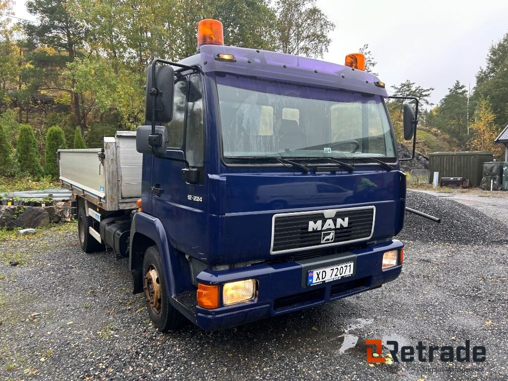 2000 Tippbil med kran og plan MAN 12.224LC. EU-Godkjent - Kipper vrachtwagen, Kraanwagen: afbeelding 3 2000 Tippbil med kran og plan MAN 12.224LC. EU-Godkjent - Kipper vrachtwagen, Kraanwagen: afbeelding 3