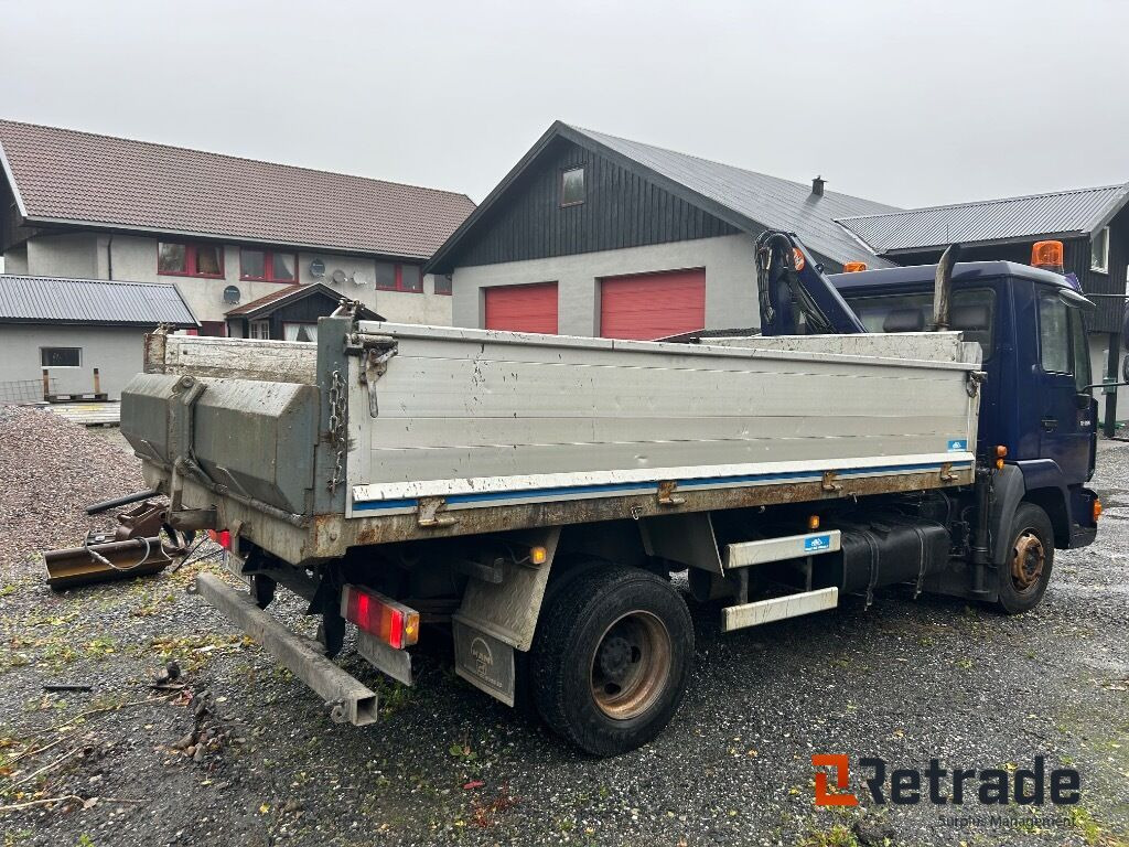 2000 Tippbil med kran og plan MAN 12.224LC. EU-Godkjent - Kipper vrachtwagen, Kraanwagen: afbeelding 4 2000 Tippbil med kran og plan MAN 12.224LC. EU-Godkjent - Kipper vrachtwagen, Kraanwagen: afbeelding 4