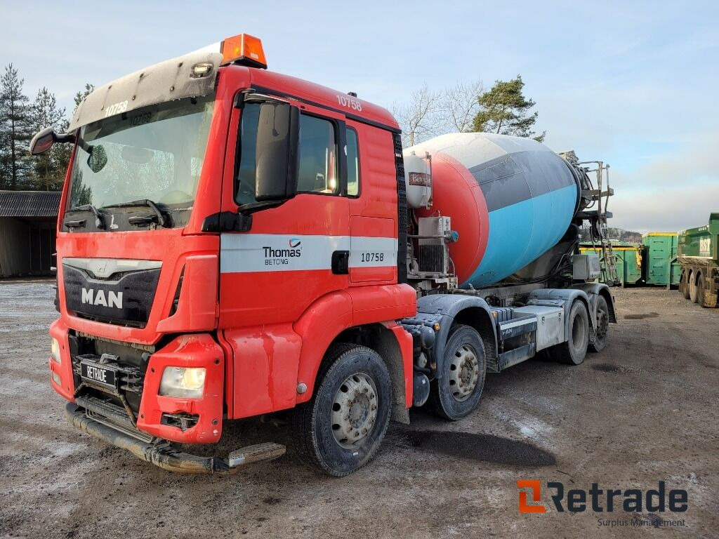 Betongbil 4-axlig Betongroterare MAN TGS 35.400 8X2-4 BL Euro 6 - Betonmixer: afbeelding 1 Betongbil 4-axlig Betongroterare MAN TGS 35.400 8X2-4 BL Euro 6 - Betonmixer: afbeelding 1