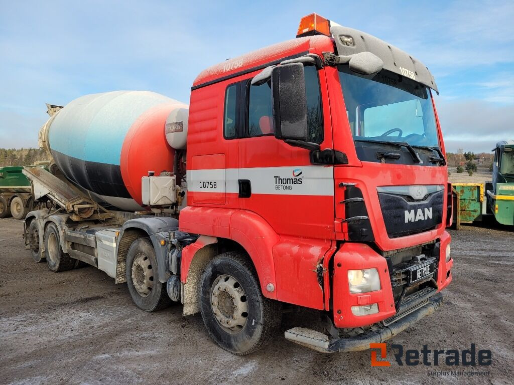 Betongbil 4-axlig Betongroterare MAN TGS 35.400 8X2-4 BL Euro 6 - Betonmixer: afbeelding 3 Betongbil 4-axlig Betongroterare MAN TGS 35.400 8X2-4 BL Euro 6 - Betonmixer: afbeelding 3