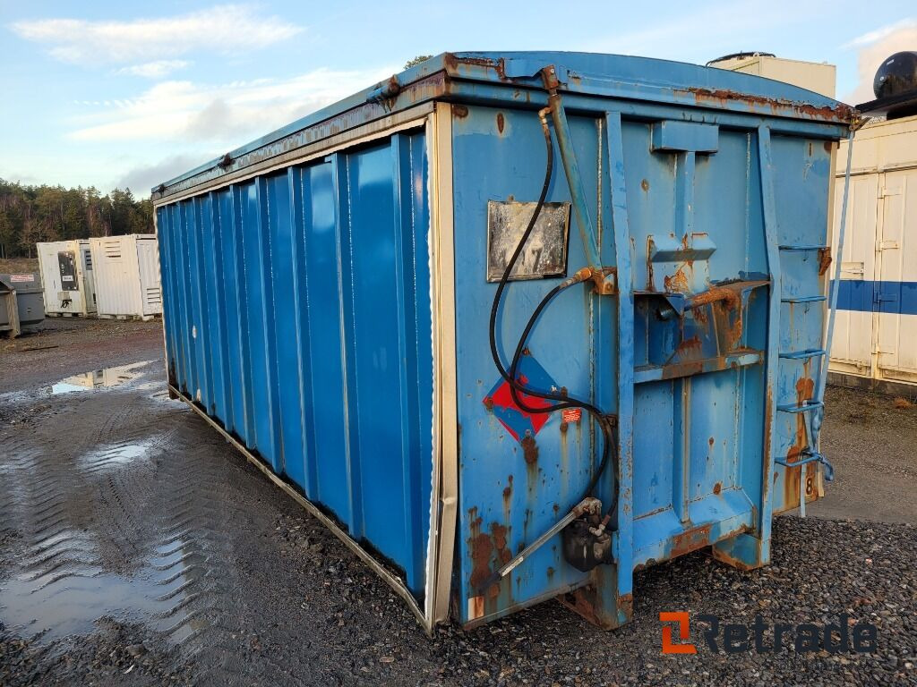 Lastväxlarflak CMT 30 kubik med öppningsbart lock - Haakarm container: afbeelding 2 Lastväxlarflak CMT 30 kubik med öppningsbart lock - Haakarm container: afbeelding 2