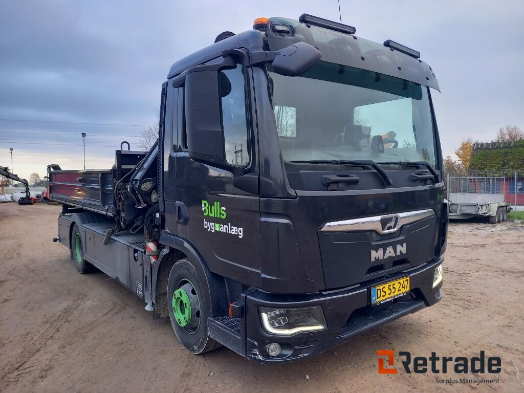 MAN TGL 12. 4X2 BL med Fassi kran - Vrachtwagen met open laadbak, Kraanwagen: afbeelding 3 MAN TGL 12. 4X2 BL med Fassi kran - Vrachtwagen met open laadbak, Kraanwagen: afbeelding 3