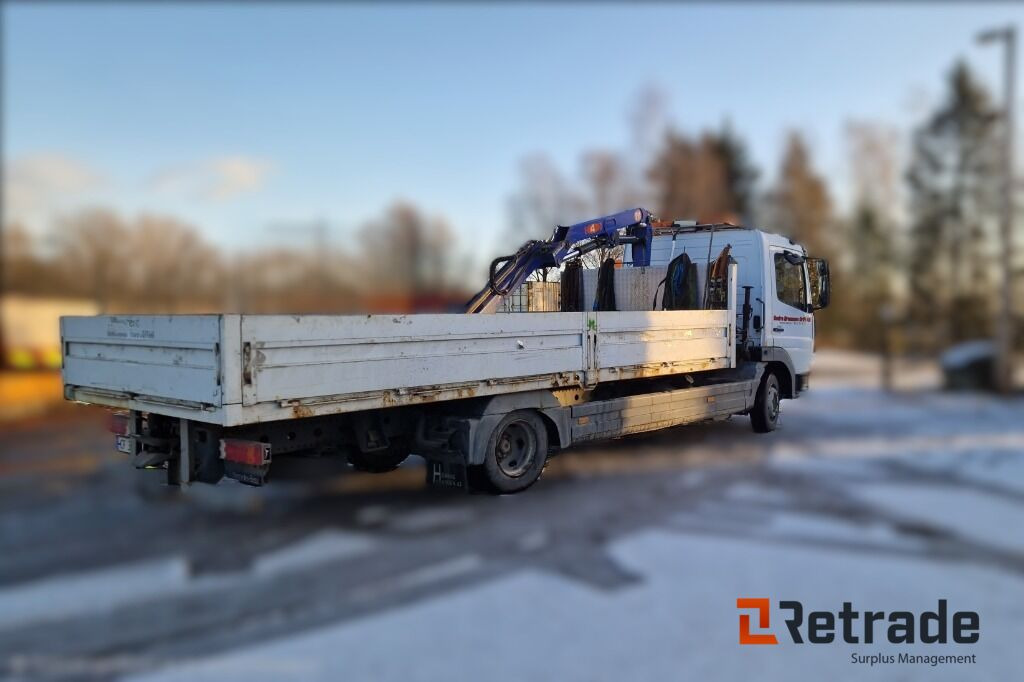 Mercedes-Benz Atego 818L med 6 meter plan og kran - Vrachtwagen met open laadbak, Kraanwagen: afbeelding 3 Mercedes-Benz Atego 818L med 6 meter plan og kran - Vrachtwagen met open laadbak, Kraanwagen: afbeelding 3