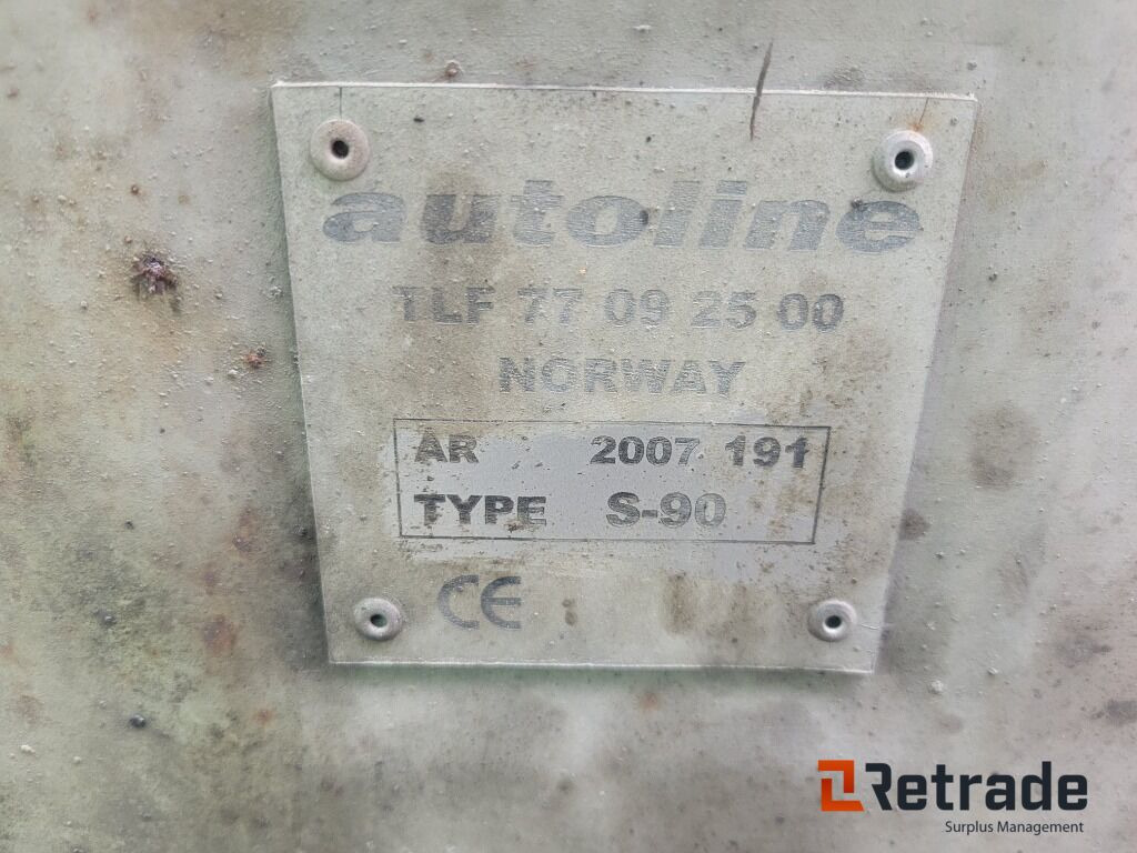 Bouwmaterieel Sandspridare för lastbil  Autoline  S90: afbeelding 15