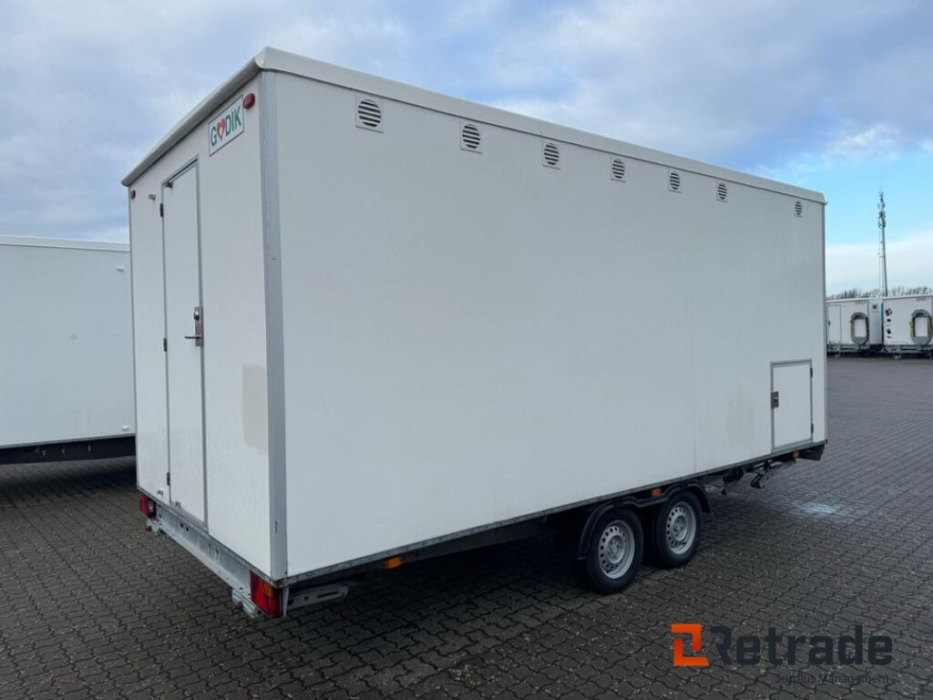 Wooncontainer, Aanhangwagen Scanvogn 1900 kontor vogn m. 1/rum (0025175): afbeelding 10