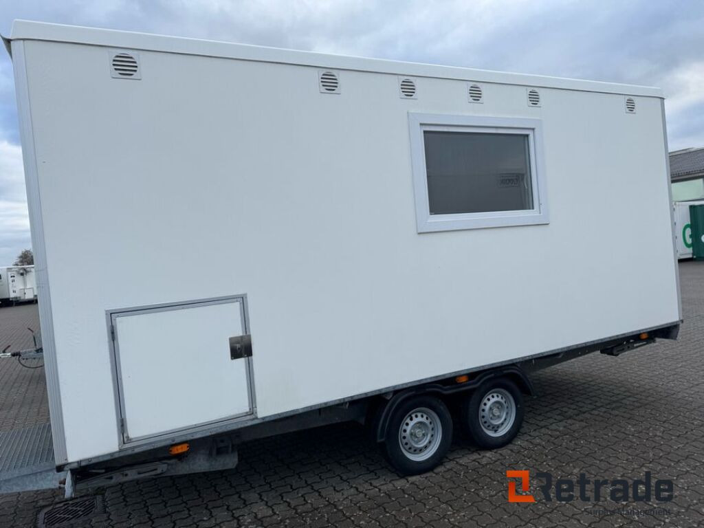 Wooncontainer, Aanhangwagen Scanvogn 1900 kontor vogn m. 1/rum (0025175): afbeelding 12