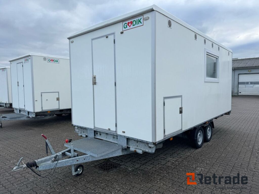 Wooncontainer, Aanhangwagen Scanvogn 1900 kontor vogn m. 1/rum (0025175): afbeelding 7