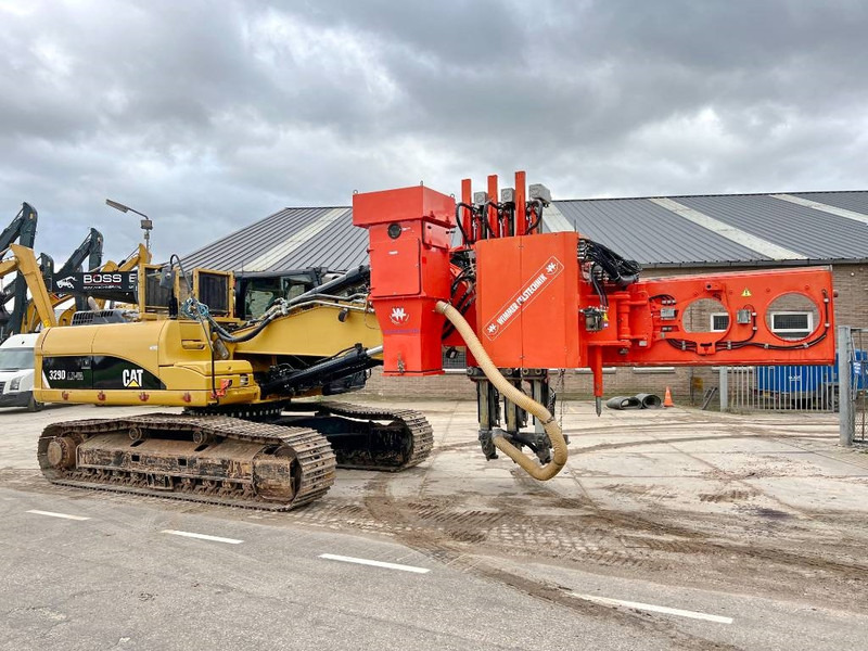 Rupsgraafmachine Cat 329D + Wimmer Jura Luna 3.100 Surface Drill Rig: afbeelding 6