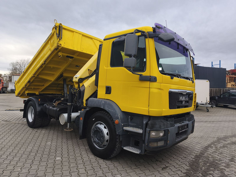 MAN TGM 18.290 4x2 BB Meiller Palfinger PK 14002EH D 14,5 m - Kipper vrachtwagen, Kraanwagen: afbeelding 2 MAN TGM 18.290 4x2 BB Meiller Palfinger PK 14002EH D 14,5 m - Kipper vrachtwagen, Kraanwagen: afbeelding 2