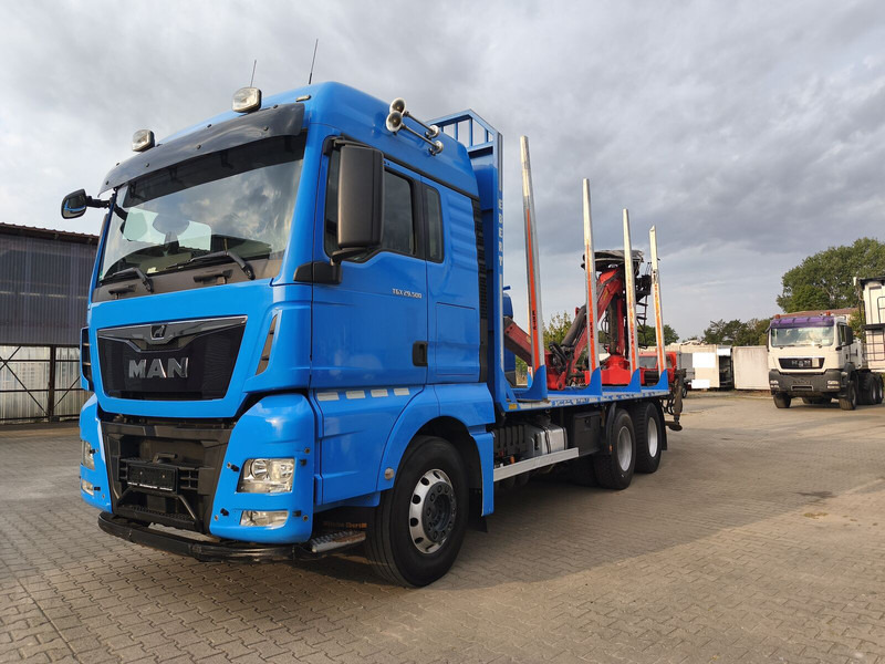 MAN TGX 26.500 Holz-LKW Euro6 6x4 Holztransporter m Palfinger (16) - Houttransport, Kraanwagen: afbeelding 1 MAN TGX 26.500 Holz-LKW Euro6 6x4 Holztransporter m Palfinger (16) - Houttransport, Kraanwagen: afbeelding 1